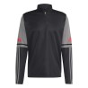 ADIDAS SQUADRA25 TRAINING TOP - BLACK/TEAM GREY FOUR
