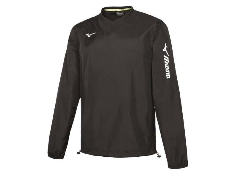 MIZUNO RAIN JACKET SENDAI JR - NERO