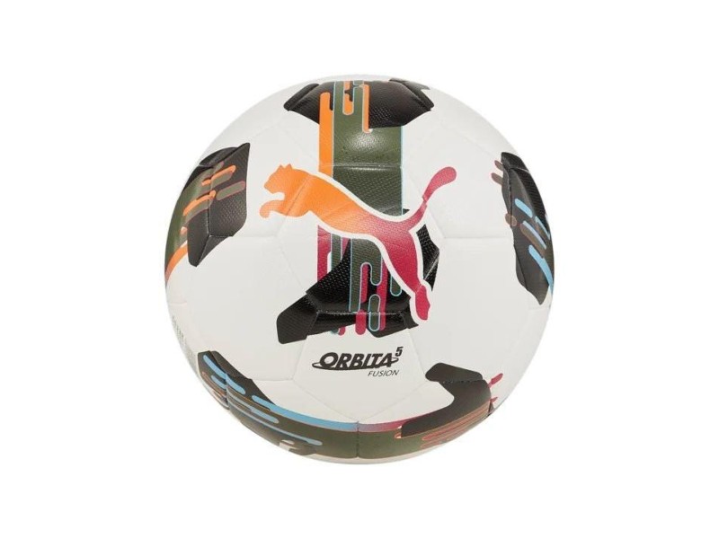 PUMA PALLONE ORBITA 5 FUSION - WHITE/MULTICOLOR