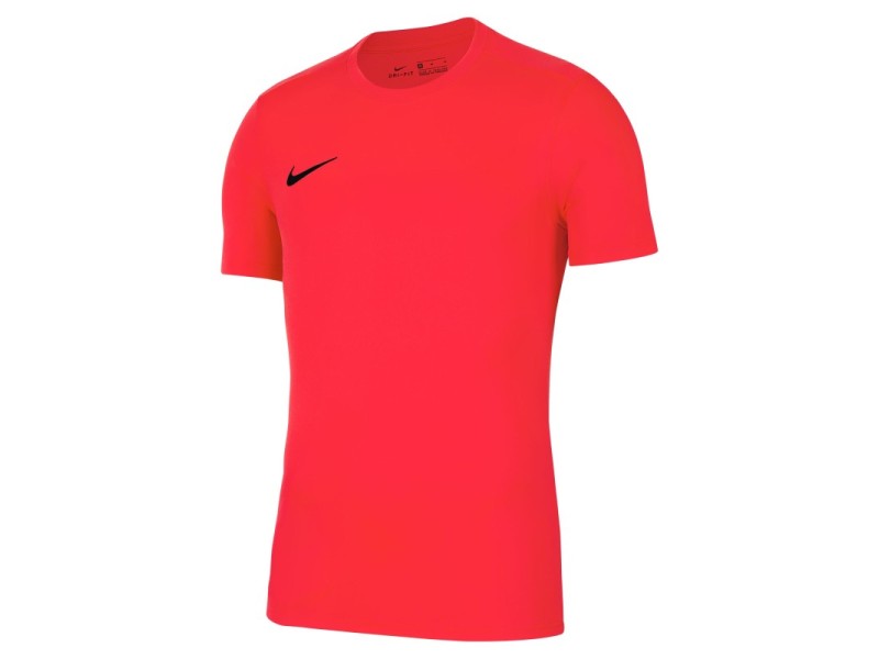 NIKE T-SHIRT PARK 7 - BRIGHT CRIMSON/BLACK